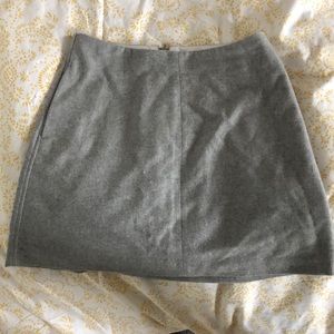 Aritzia a line mini grey work Skirt with pockets